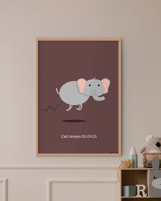 Bouncy Elephant - Navneplakat
